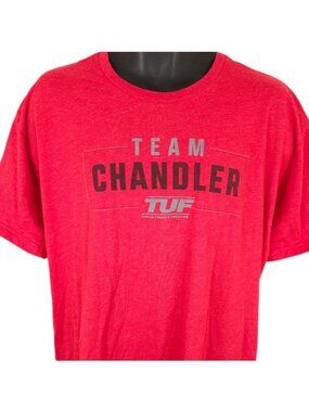 UFC Team Chandler T Shirt Mens Size 2XL Red The Ultimate Fighter TUF MMA